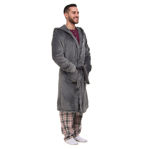 Snuggs Blanket Robe Dark Grey